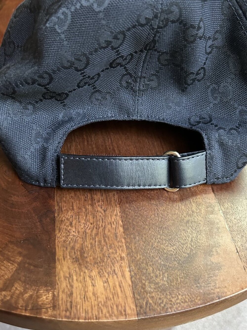 GUCCI Monogram Web Baseball Hat XL, Black - Picture 9 of 10